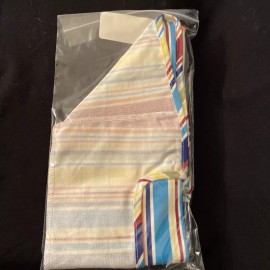 Longaberger Basket Liner Blue Ribbon Pie Sunny Day Stripe New in Package