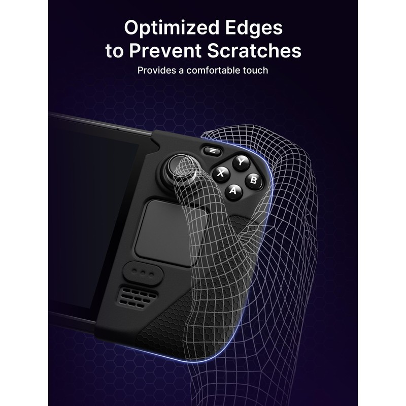 JSAUX Silicone Grip Protection Case for Steam Deck - GripSkin