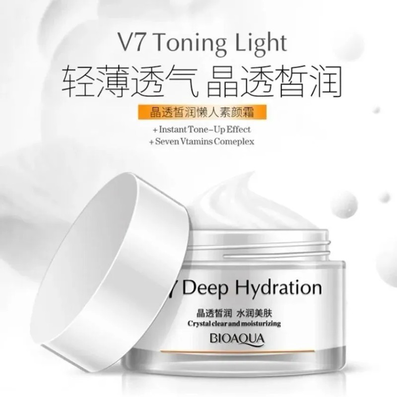 Crema Bioaqua Hidratación Profunda + Blanqueamiento V7 Deep Hydration And