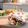 6.5Quart Large Glass Bowl with Lid for Sourdough Bread Making,