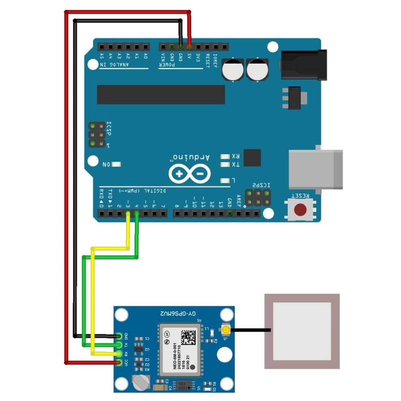 GY-NEO6MV2 GPS Module, GPS Module with Antenna Flight Control, GPS