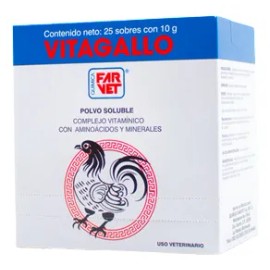 Vitagallo Polvo / 25 Sobres De 10 Gramos