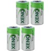 OmniCel ER14250 3.6V 1/2AA Lithium Standard Battery Button Top, 4