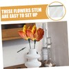 BESPORTBLE DIY Flower Stems 15pcs Plastic Flower Sticks Extension Perfect