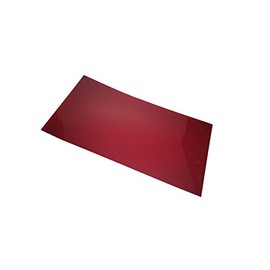 Red Acrylic Clone Helmet Trooper Lens 8 X 15.5 Inches