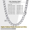 PROSTEEL Necklaces for Men Hip Hop Thick Chain 20 inch