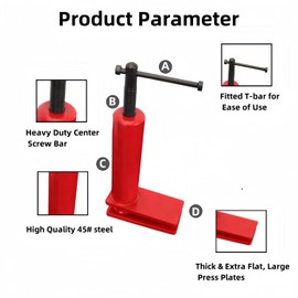 HIINZI Heavy Duty Brake Caliper Tool, Universal Brake Caliper Piston Compression Tool for Multi-Piston Brake Pad Spreader, Effortless Caliper Piston Push Back