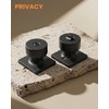 Black Interior Door Knobs, Privacy Door Knobs 10 Pack