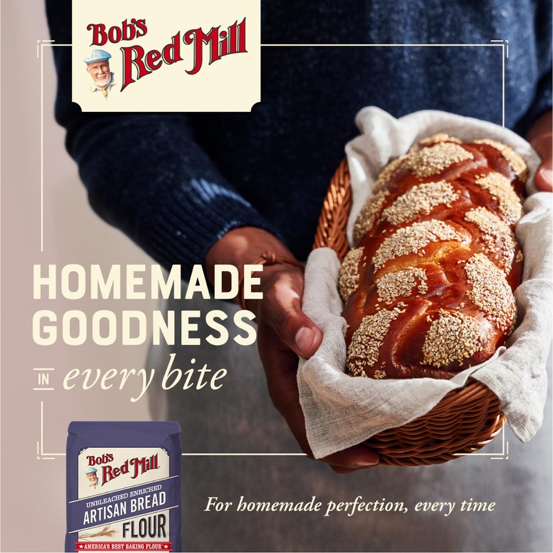 Bob's Red Mill Artisan Bread Flour, 5lb (Pack of 8)