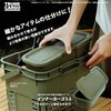 RISU GHON217 Storage Case, Trunk Cargo, Inner Cargo S-2, Green,