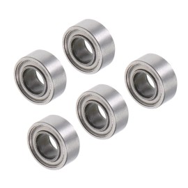 Cocud Deep Groove Ball Bearing SMR63ZZ Model 3mm ID 6mm OD 2.5mm Thick 304 Stainles