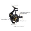 Fishing Reel Powerful Double Rocker Arm Metal Spinning Wheel for