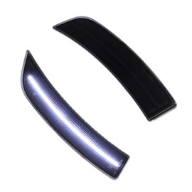 KENRTIR Front Bumper Side Marker Light for 2022 2023 2024 Toyota GR86 Subaru BRZ Smoked Lens White LED Lamp OEM# 84411CC010 SU00309625