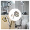 Shower Hook Screw-Type Shower Head Holder Angle Adjustable 360-Degree Rotatable