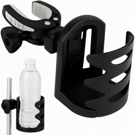 Vive Cup Holder for Walker, Wheelchair, Accessories, Stroller, Adults, Bike, Boat, Desk, Mobility Scooter, Rollator, Electric Wheel Chair - Portable Adjustable Cupholder Attachment, Near Universal Fit