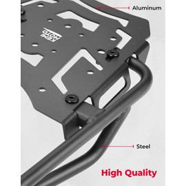 KEMIMOTO Rear Rack Luggage Compatible with SCL500 2025 2024 2023 Storage Rack Carrier Rear Tail Storage Rack