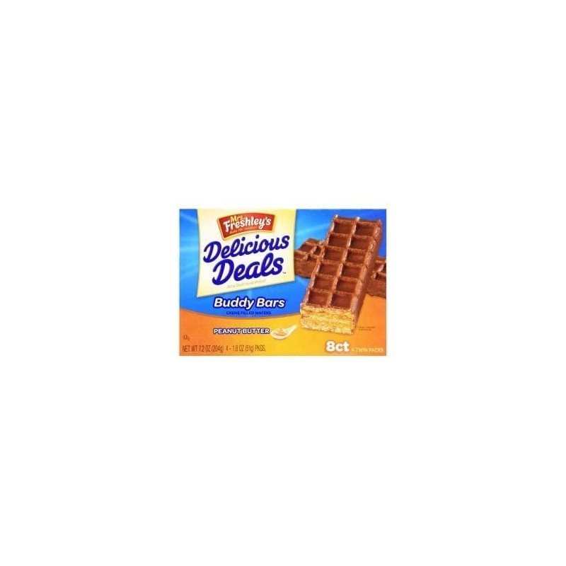 Valentines's Day Special Mrs. Freshley's Peanut Butter Buddy Bars Creme