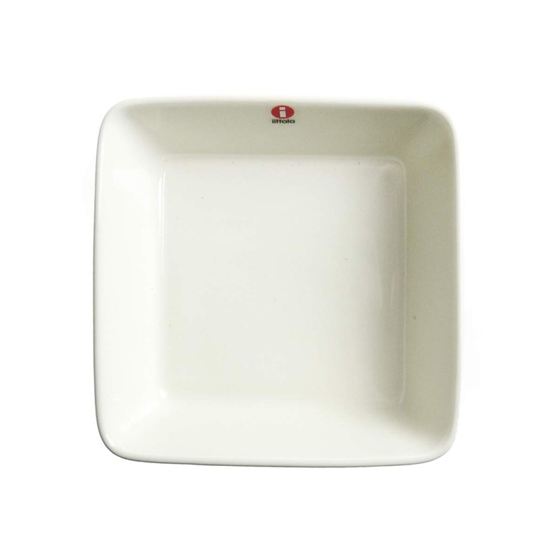 Iittala 6411800186353 Square Plate, White, 4.7 x 4.7 inches (12