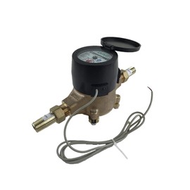 DAE PD-50 Non Lead NSF61, IP68 Positive Displacement Water Meter, 1/2" NPT Couplings, Pulse Output, Gallon