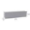 Evemodel 9pcs 40ft HO Gauge 1:87 Shipping Container Blank Colored