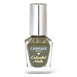 Canmake Colorful Nails N73 Matcha Syrup, High Color, Quick Drying, Green, Matcha, Khaki, Jam Syrup, Translucent, 0.3 fl oz (8 ml)