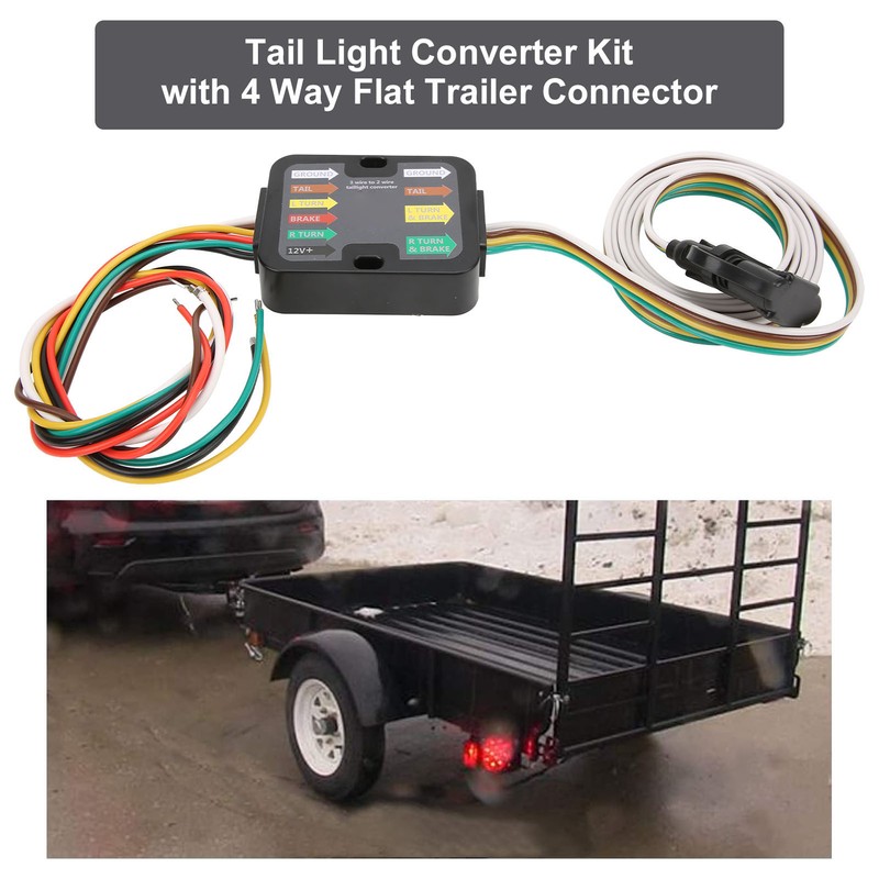 Trailer Wiring Converter Powered 3 to 2 Wire Trailer Tail