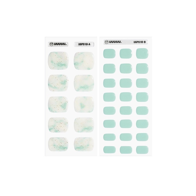 Mint Marble Gel Pedi / 민트마블 젤페디