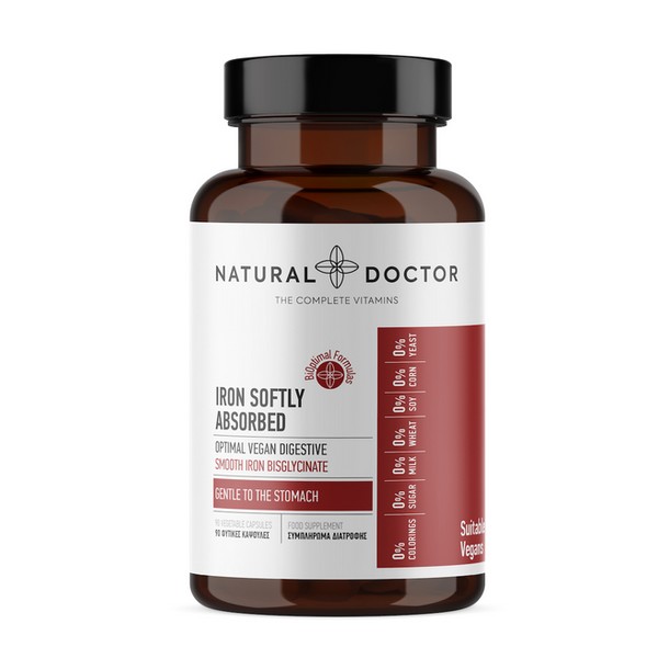 Natural Doctor Iron Softly Absorbed 90 Capsules