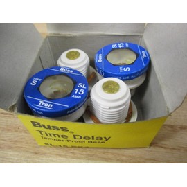 Bussmann SL-15 Time Delay Buss Fuse SL15 (Pack of 4)