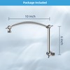 Hibbent All Metal Rain Shower Head, 10'' High Pressure Rainfall