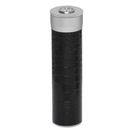 Cigar Case - Orleans Cigar Tube - Black Crocodile Leather