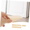 DOITOOL 6pcs Non Slip Triangle Wooden Door Stopper Wedge Wood
