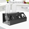 Household 3 Holes Bottle Drain Drying Rack Cup Holder Drainer