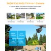 Anlapus 1080P Outdoor Video Surveillance Camera, 4-in-1 TVI AHD CVI