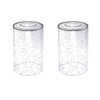 ECUDIS 2 Pack Bubble Glasses Light Shade Cylinder Lamp Shade