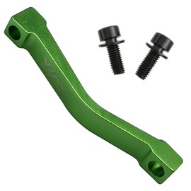 CPJJ Disc Brake Caliper Mount, Post Mount 180mm Disc Brake Adapter Converter with Screws, Durable Bicycle Disc Brake Caliper Adapter for Mountain Bikes (Style: A to A), black