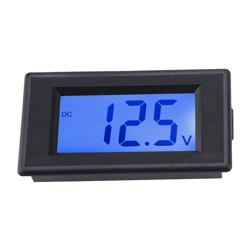 QANYEGN Digital Display Voltage, Two Wire LCD Voltmeter, Voltage Monitor