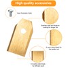 AGAKY Titanium Blades, 30x Replacement Titanium Blades, Lawn Mower Cutting