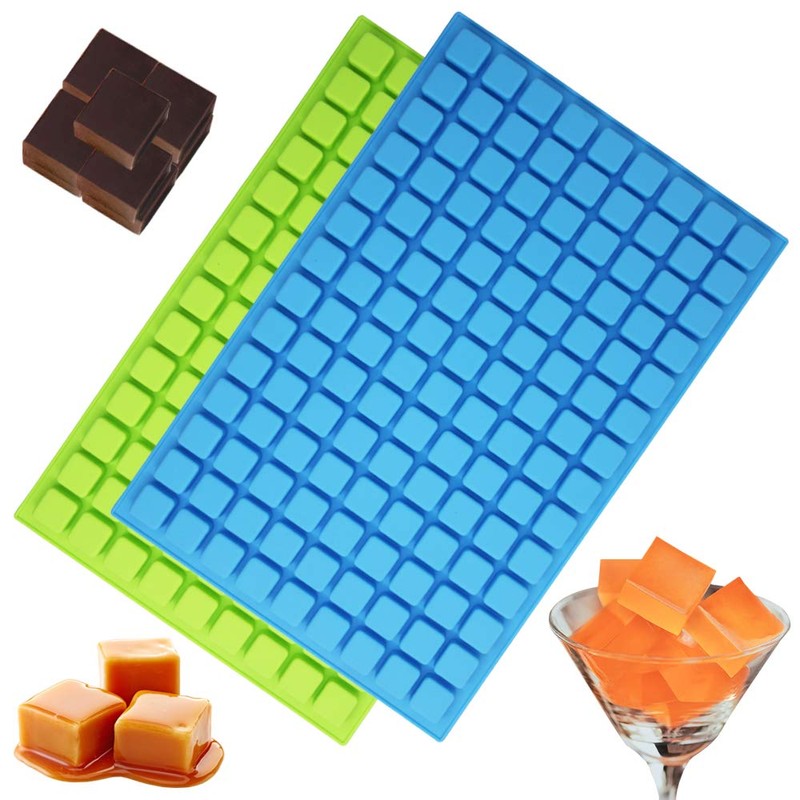 SENHAI 2 Packs Square Silicone Mold, 126 Cavity Flexible and
