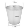 12 PCS Aluminium Dariol Mould Baking Cup Dariole Pudding Dessert