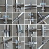 Surprecision 2 Pcs Cross-Connector Pipe Clip Galvanized Steel Cross Pipe