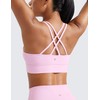 CRZ YOGA Softness Mold Womens Butterluxe Strappy Longline Sports Bra