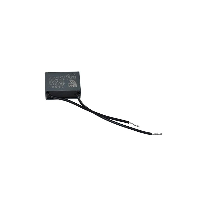 HQRP Ceiling Fan Capacitor CBB61 4uf 2-Wire plus HQRP Coaster