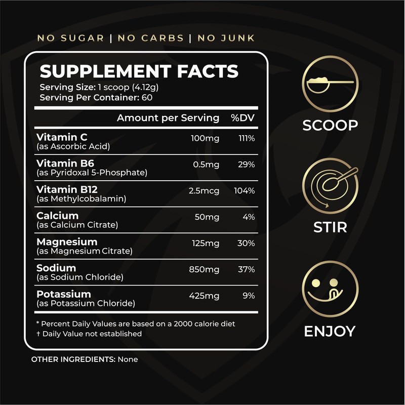 BORN CRNVR Electrolytes – Premium High-Sodium Hydration Powder | 850mg