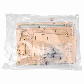 Manual DIY Model Toy Hydraulic Wooden Excavator Assembly Model Set Experiment Digger Mould(NO.1