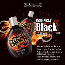 Millennium 2 Millennium Tanning Insanely Black 60x, Mega Tingle Dark  Assorted Styles