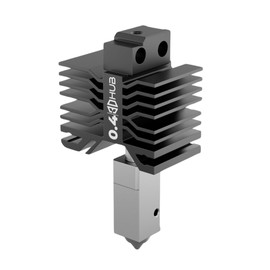 3DHUB Maker Series Replacement Hotend with Titanium heatbreak for Bambu Lab X1/P1 Series 3D Printers (Plated Copper, 0.60mm, Thermal Conductivity: 330 W/m·k Mohs Hardness: 6.0)