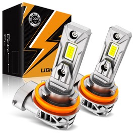 Auxbeam H11 H8 H9 Fog Lights, 20000LM 600% Brighter Wireless H11 Light for Off-Road Use or Fog Light, Plug and Play