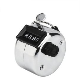4 Digit Number Counters Mini Hand Held Tally Counter Golf Clicker Display Manual Counting Max. 9999 Counter Training Counting (Color : Single Counter)