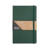 Idena 11119 Notebook Eco Dark Green, 13 x 21 cm,